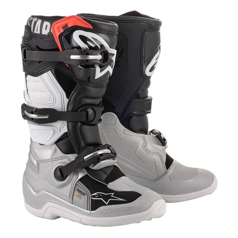 Bottes Enfant Tech7S Noir/Silver ALPINESTARS