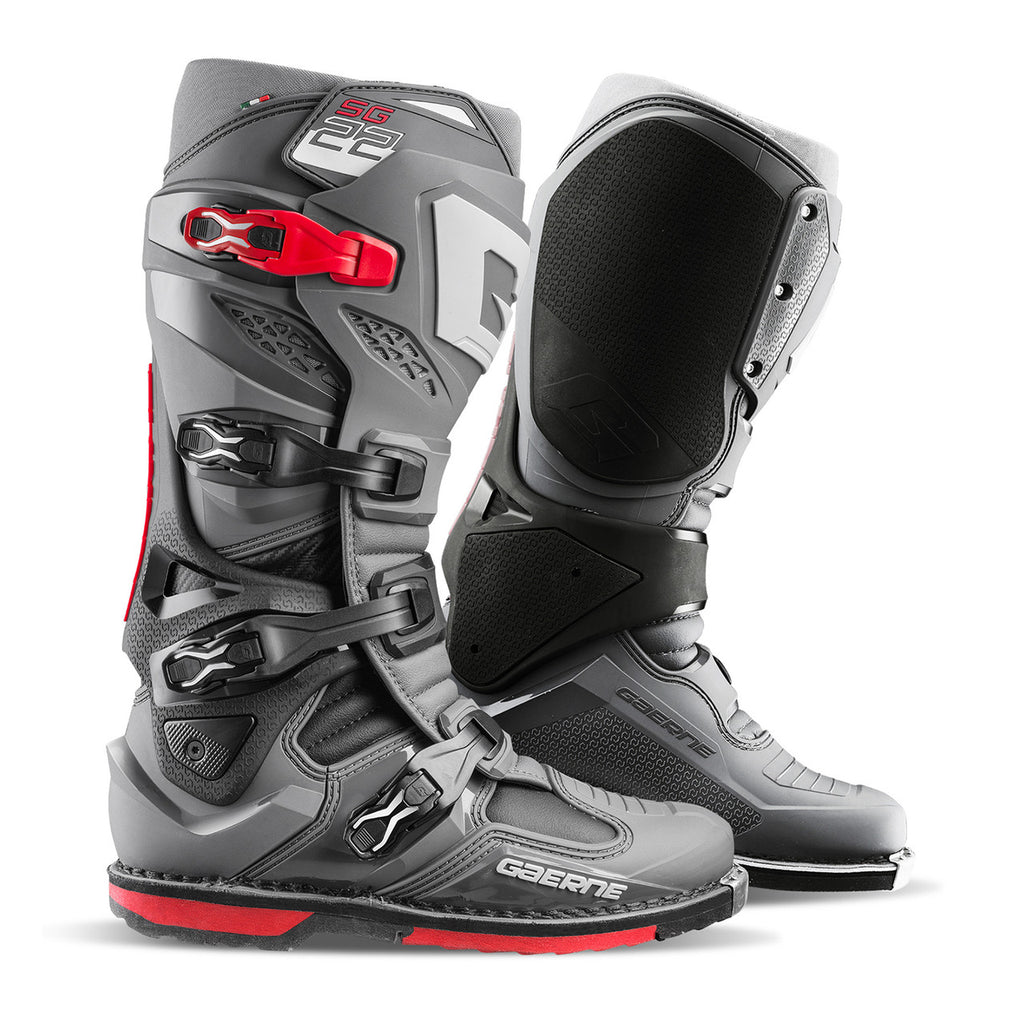 Bottes SG22 Gris-Rouge GAERNE