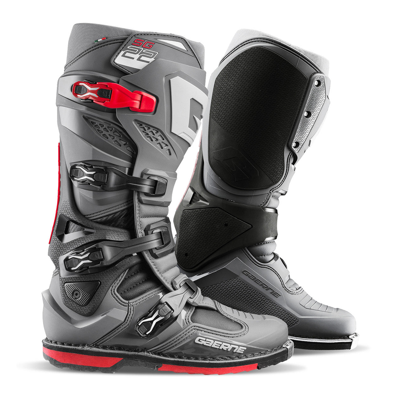 Bottes SG22 Gris-Rouge GAERNE