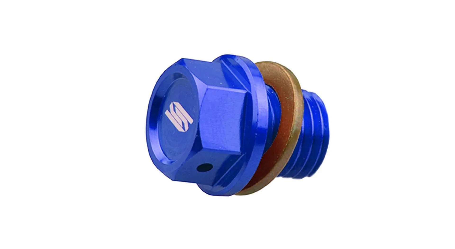 bouchon de vidange magnetique scar ktm husqvarna gasgas bleu 