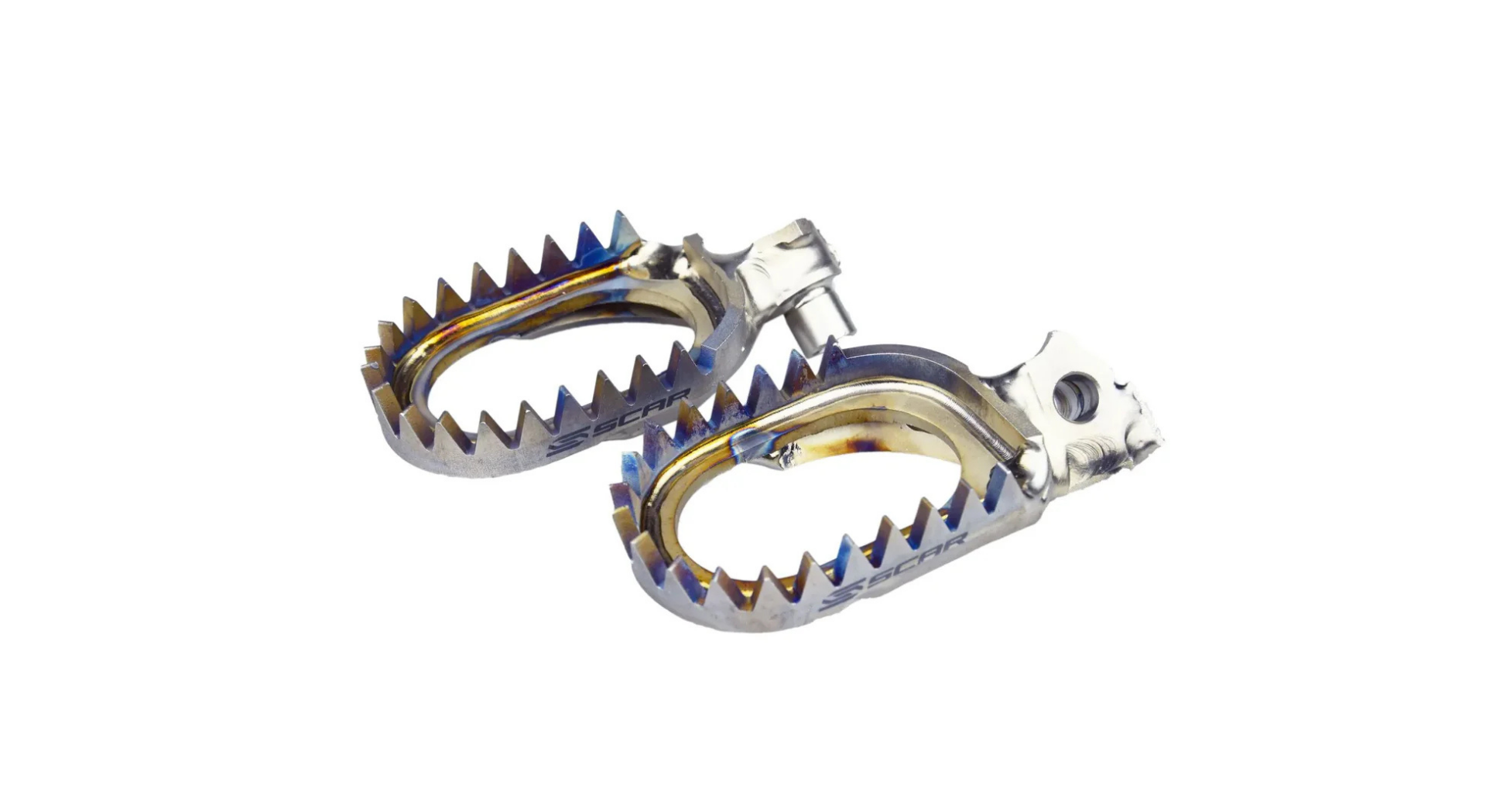 cale pieds titane anti boue scar yamaha yz yzf wr grip maximum motocross enduro