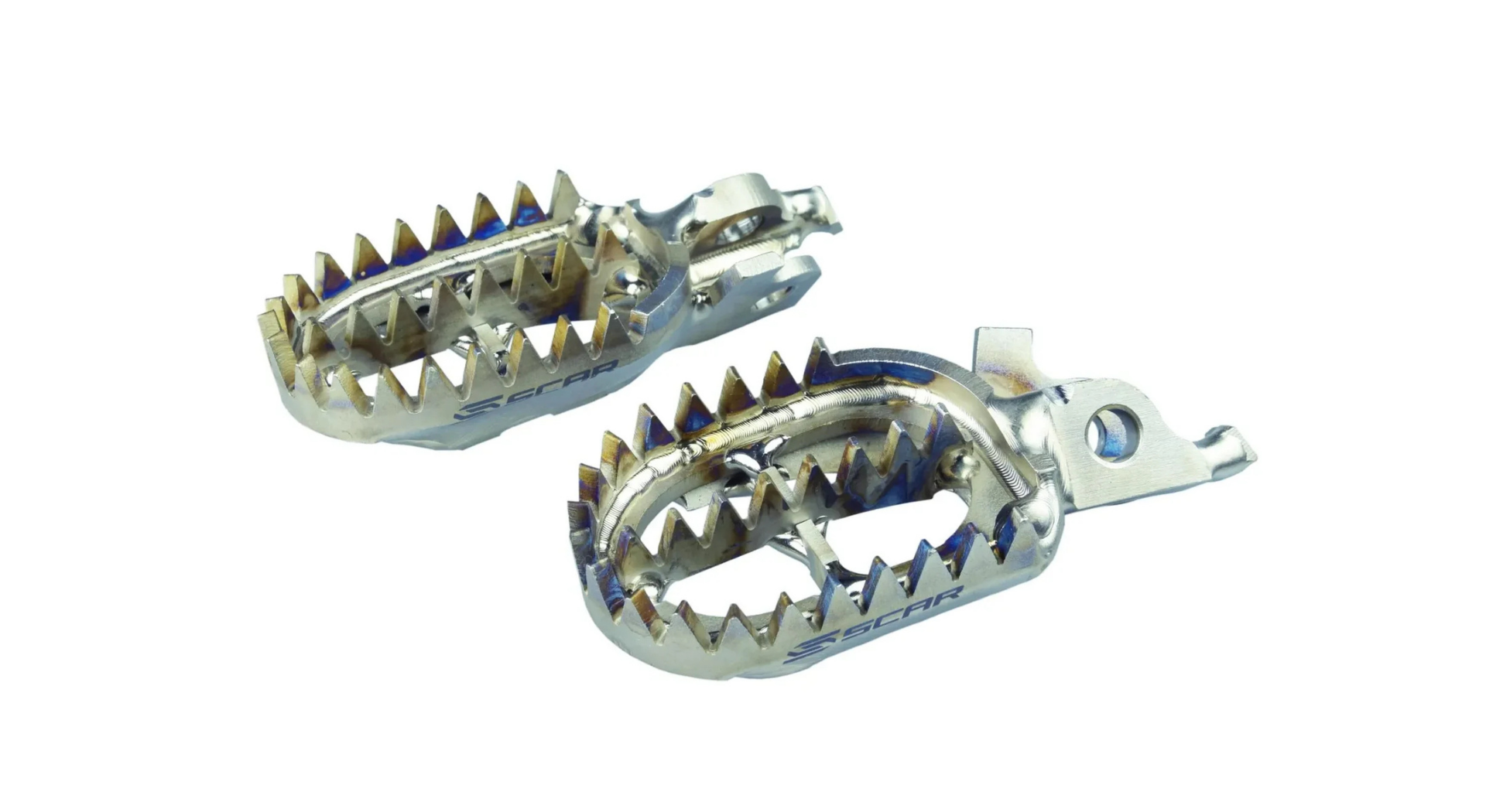 cale pieds titane scar honda cr crf grip maximum motocross enduro