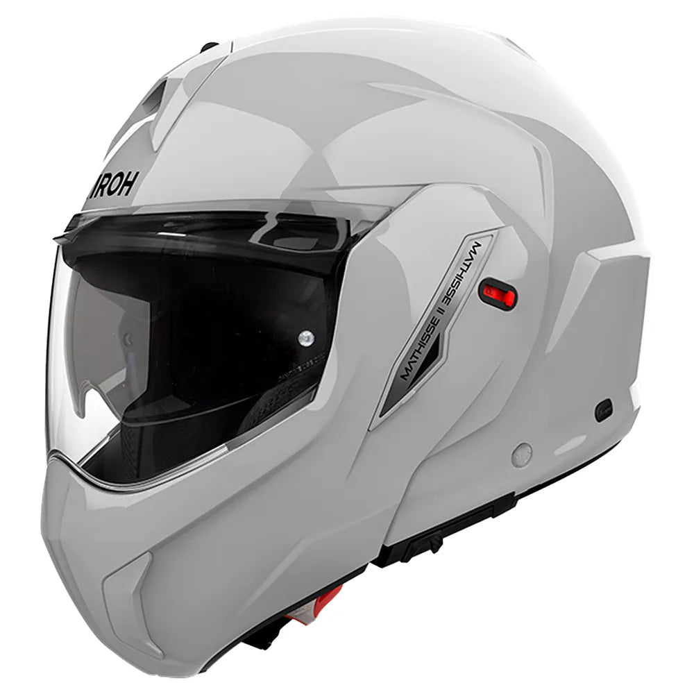 casque modulable airoh mathisse 2 gris casque moto touring confortable écran solaire intégré