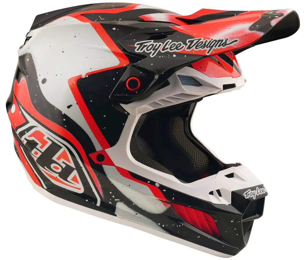 Casque SE5 Carbon  Noir Rouge TROY LEE DESIGNS
