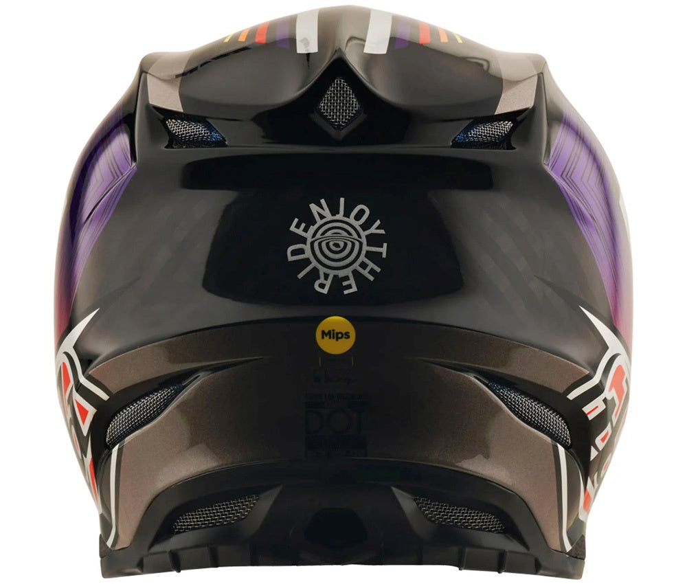 Casque SE5 Carbon  Noir Violet TROY LEE DESIGNS