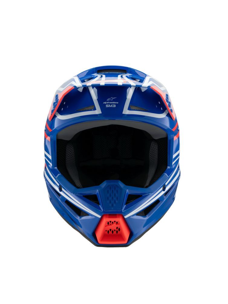 Casque Enfant S-M3 Bleu Rouge Blanc ALPINESTARS