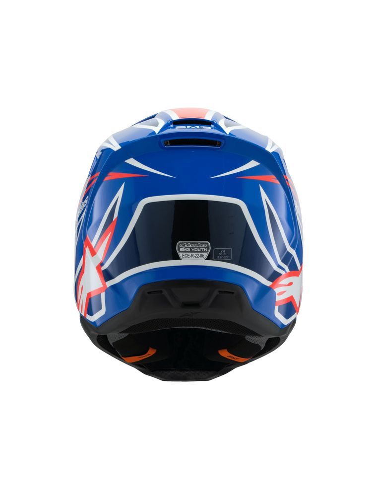 Casque Enfant S-M3 Bleu Rouge Blanc ALPINESTARS
