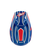 Casque Enfant S-M3 Bleu Rouge Blanc ALPINESTARS