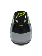 Casque Enfant S-M3 Gris/Jaune Fluo Mat ALPINESTARS