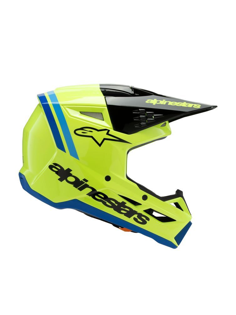 Casque Enfant S-M3 Jaune Fluo/Noir ALPINESTARS