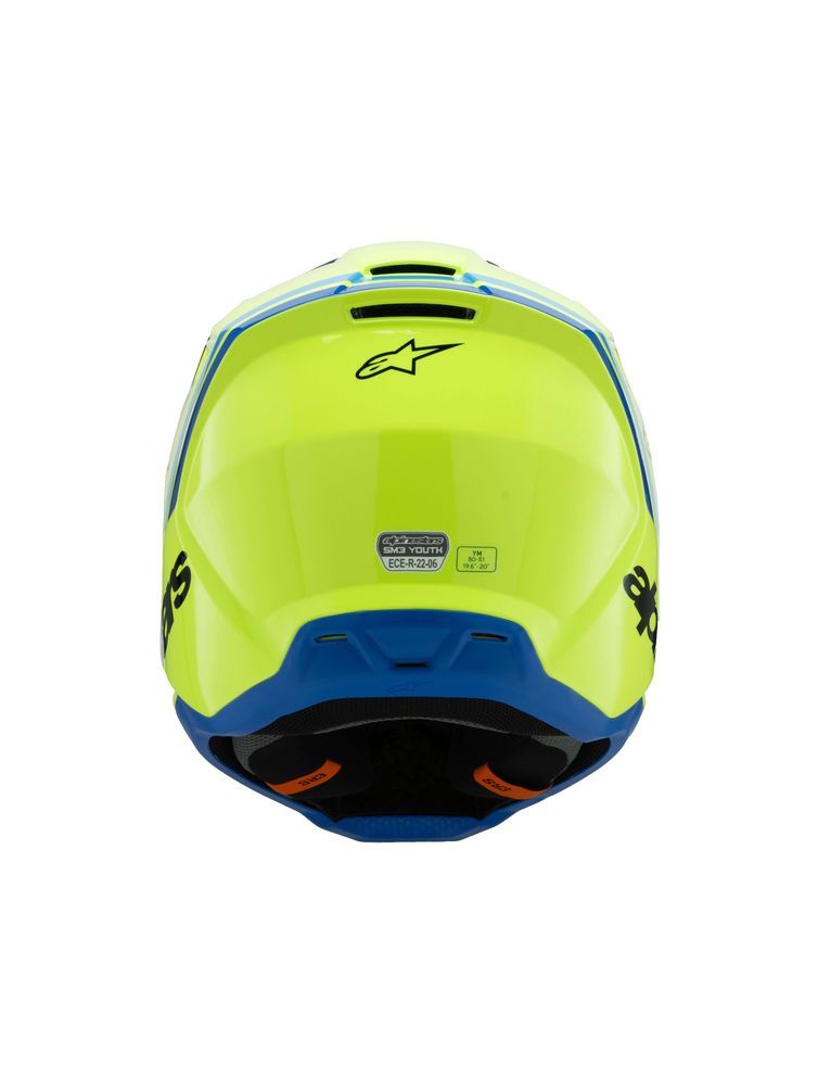 Casque Enfant S-M3 Jaune Fluo/Noir ALPINESTARS