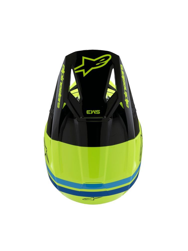 Casque Enfant S-M3 Jaune Fluo/Noir ALPINESTARS