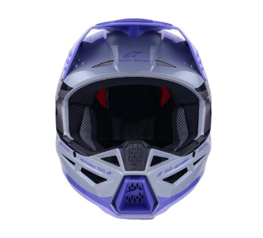 Casque Enfant S-M3 Jettson Gris/Violet ALPINESTARS