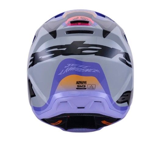 Casque Enfant S-M3 Jettson Gris/Violet ALPINESTARS
