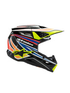 Casque Enfant S-M3 Noir/Bleu/Jaune Fluo ALPINESTARS