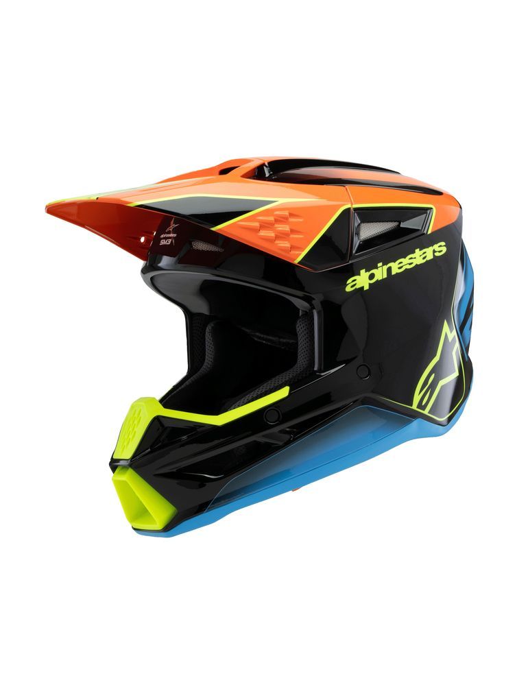 Casque Enfant S-M3 Noir/Orange ALPINESTARS