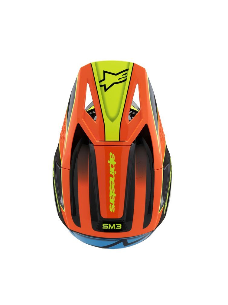 Casque Enfant S-M3 Noir/Orange ALPINESTARS