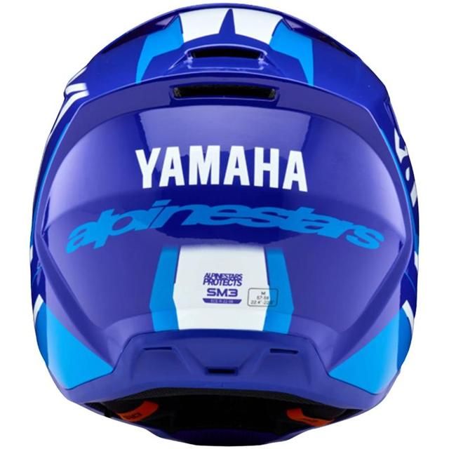 Casque Enfant S-M3 Yamaha Bleu/Blanc ALPINESTARS