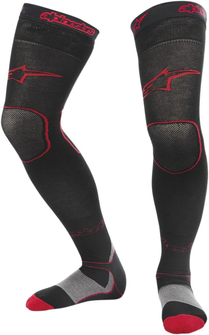 Chaussettes hautes Alpinestars motocross enduro longues confort protection bottes moto