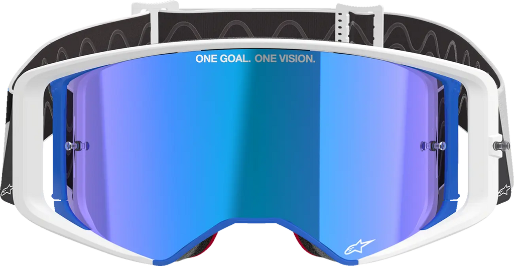 Masque Supertech Corp Bleu Orange ALPINESTARS