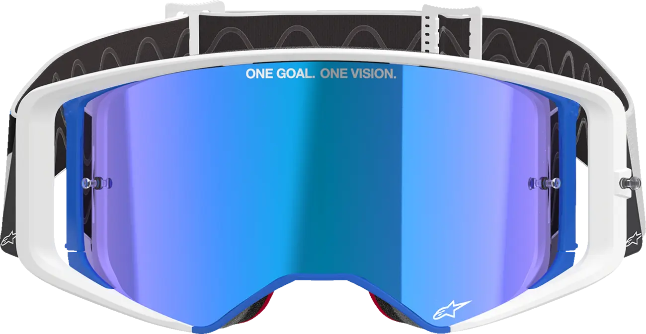 Masque Supertech Corp Bleu Orange ALPINESTARS