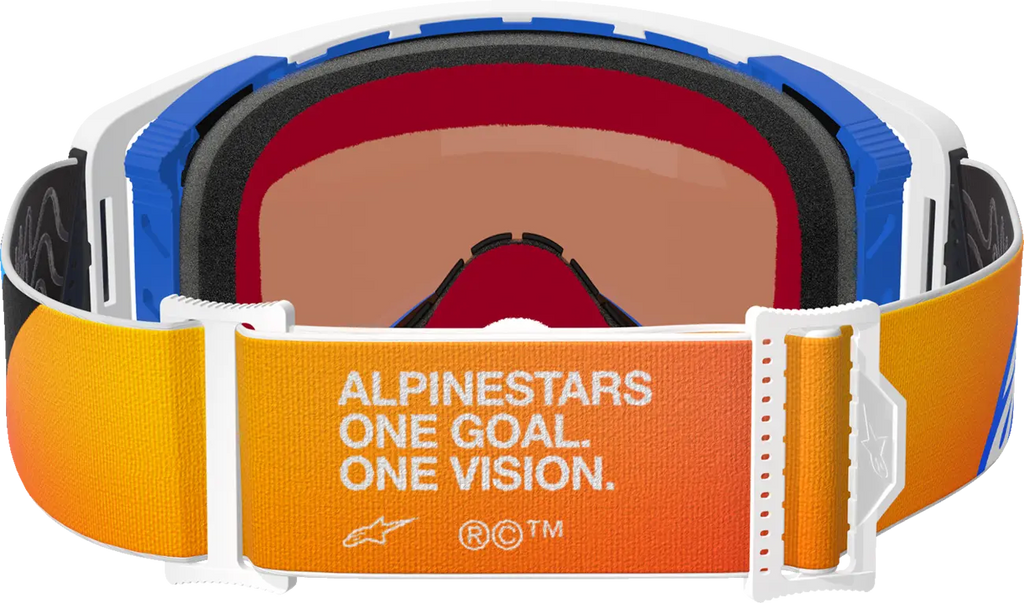 Masque Supertech Corp Bleu Orange ALPINESTARS