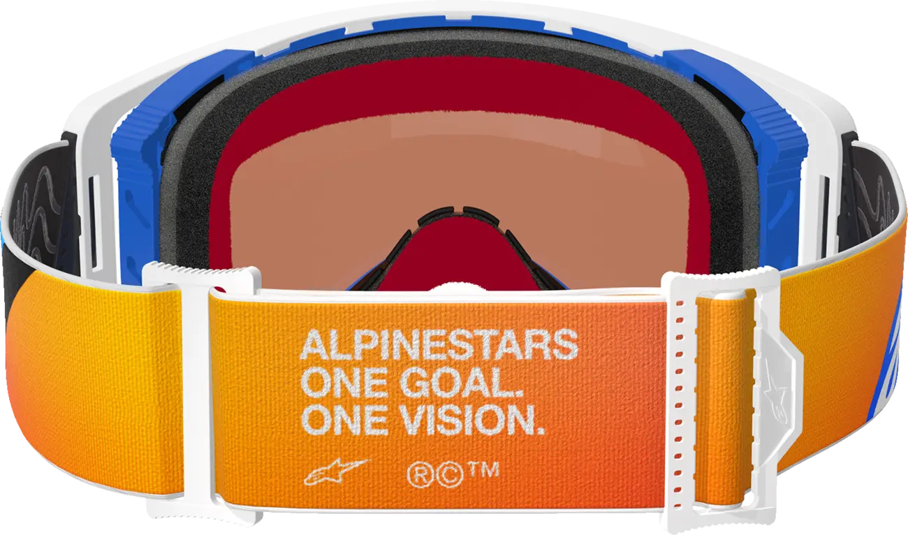 Masque Supertech Corp Bleu Orange ALPINESTARS