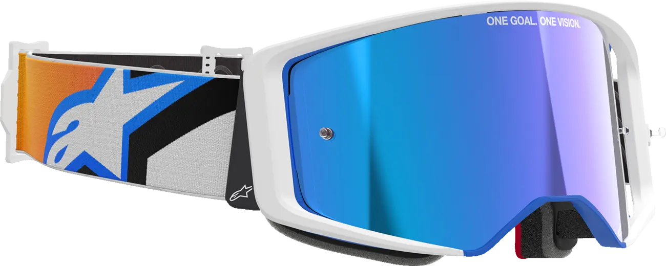 Masque Supertech Corp Bleu Orange ALPINESTARS