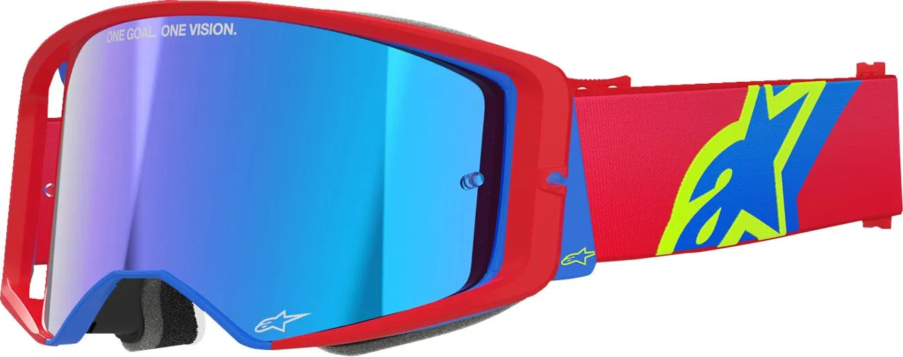 Masque Supertech Corp Rouge Bleu ALPINESTARS