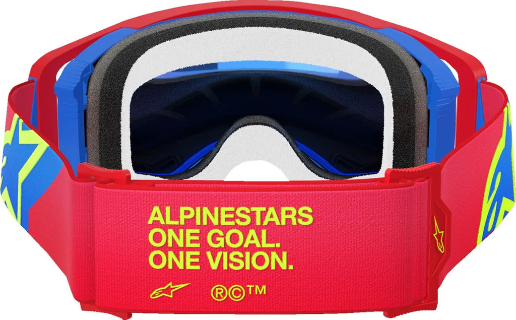 Masque Supertech Corp Rouge Bleu ALPINESTARS