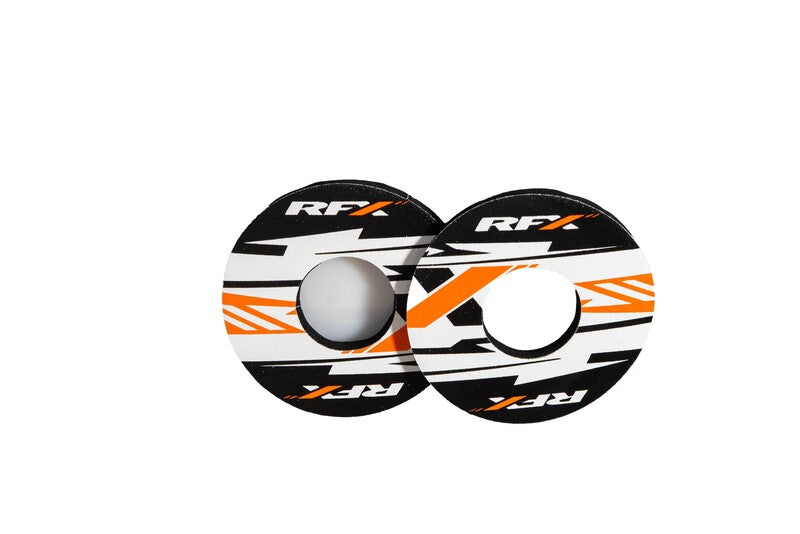 Paire de donuts de poignee RFX Sport motif X - vue des donuts