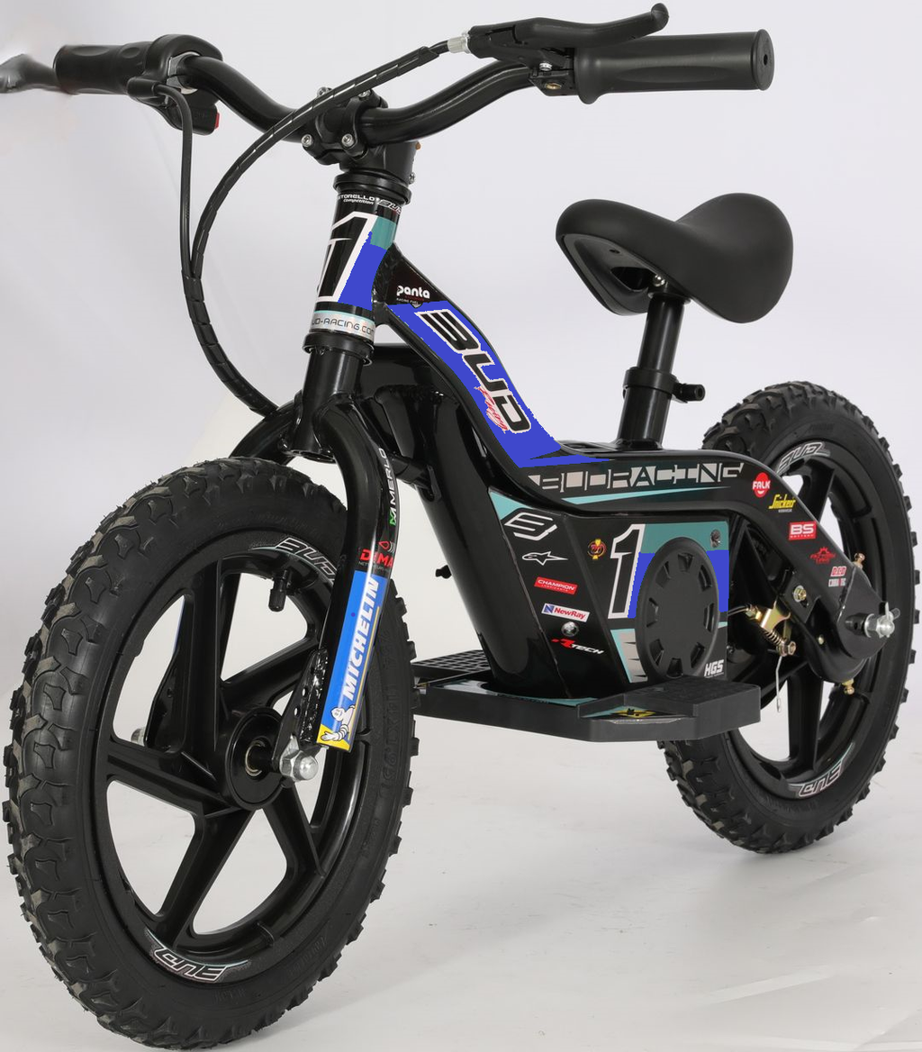 Draisienne Electrique 12'' Bleu  BUD RACING