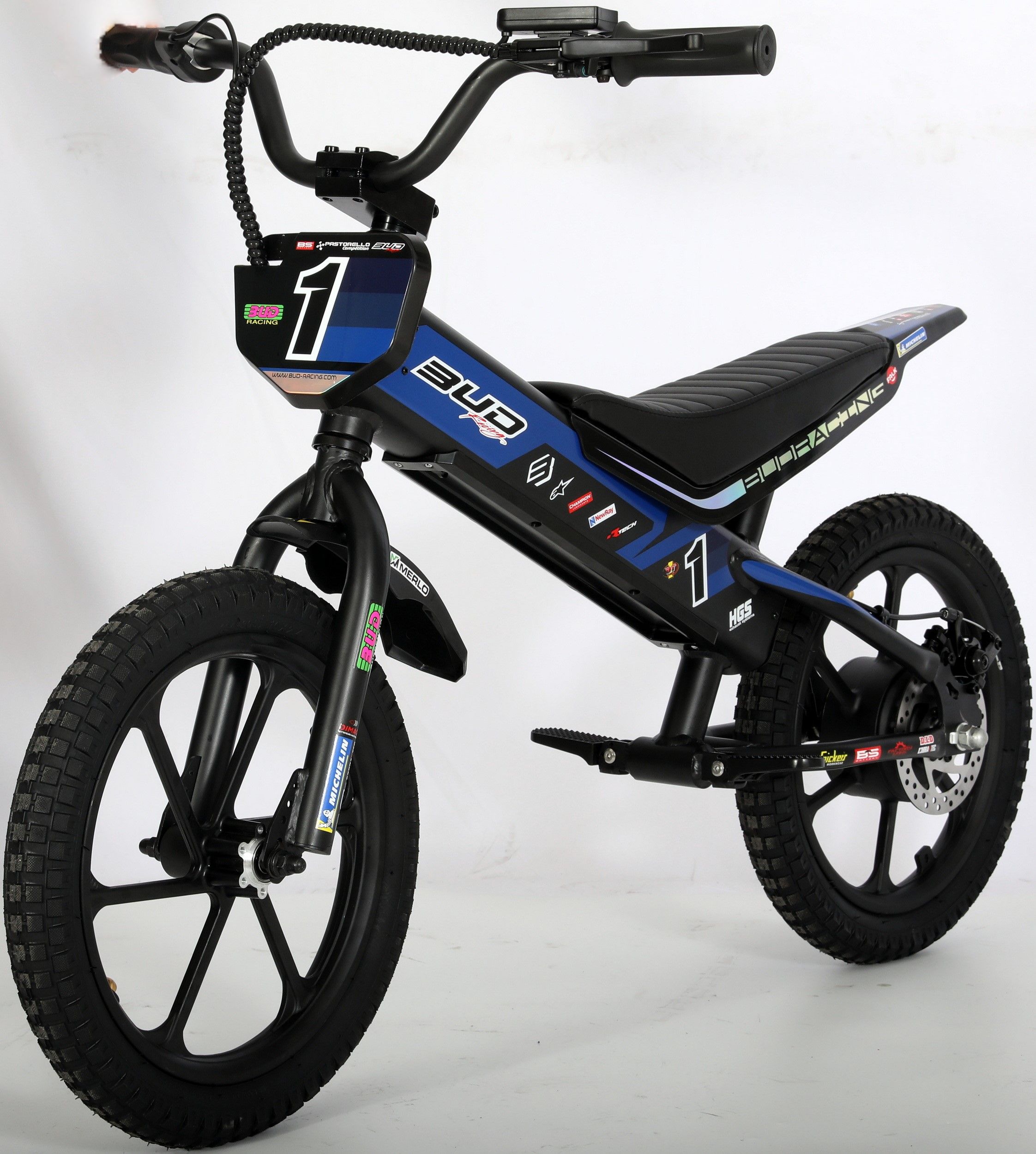 Draisienne Electrique 16'' Bleu  BUD RACING