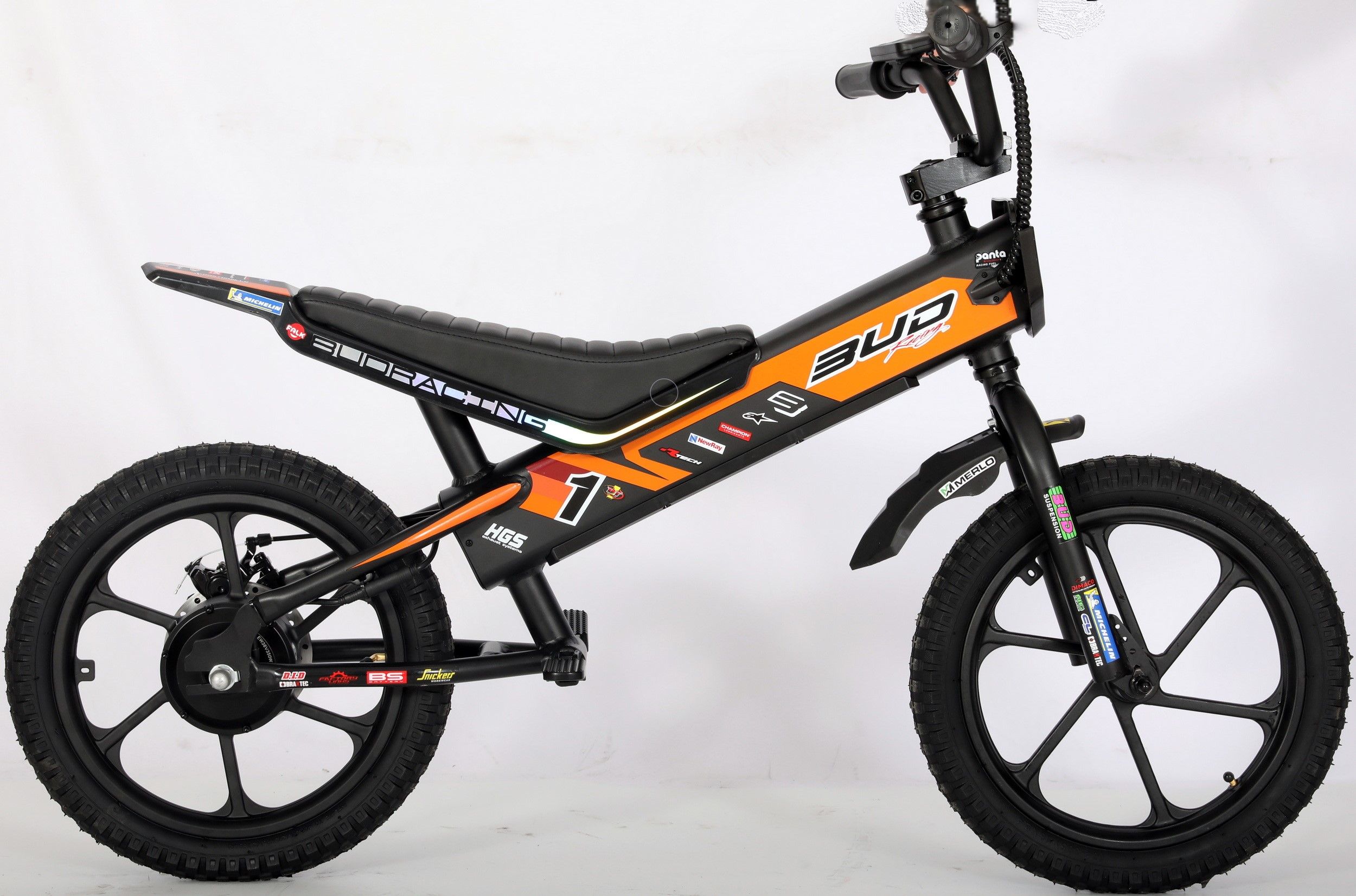 Draisienne Electrique 16'' Orange  BUD RACING