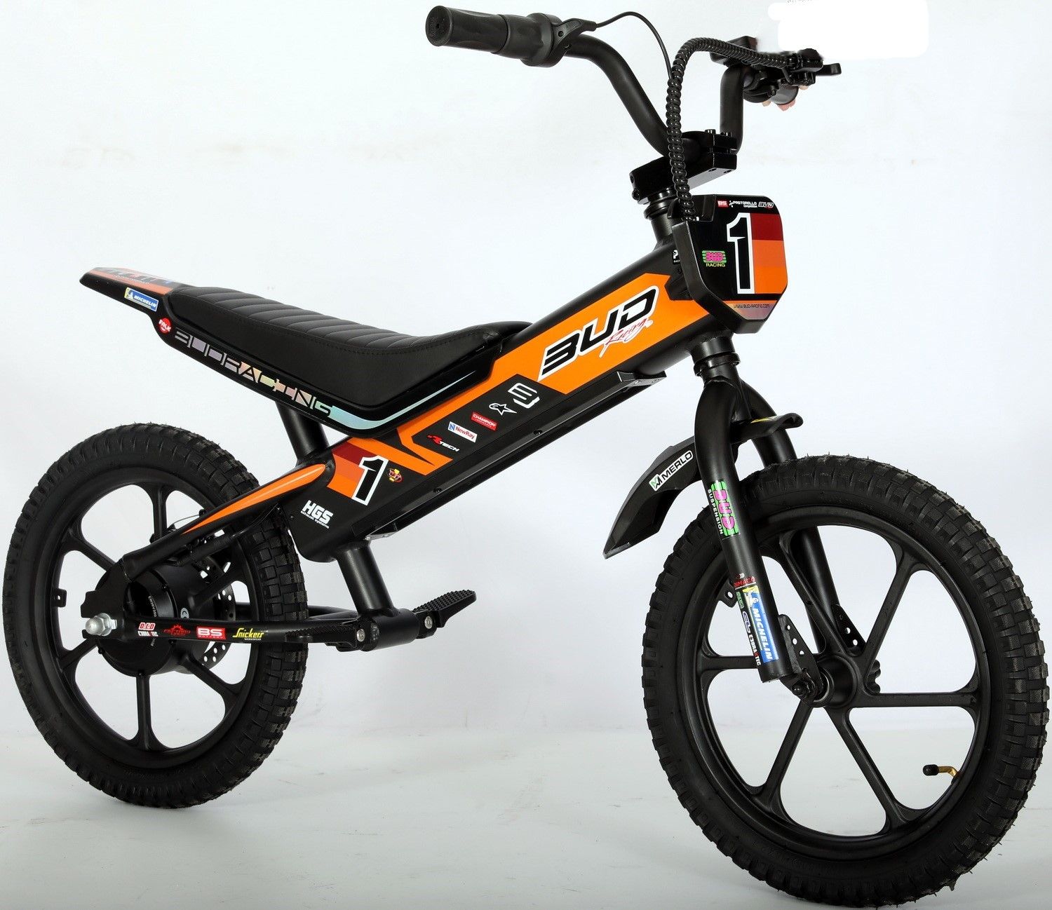 Draisienne Electrique 16'' Orange  BUD RACING