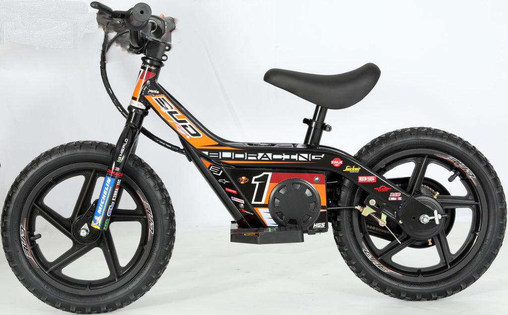 Draisienne Electrique 12" Orange  BUD RACING