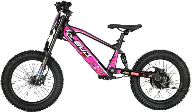 Draisienne Electrique 18'' Rose-Violet  BUD RACING