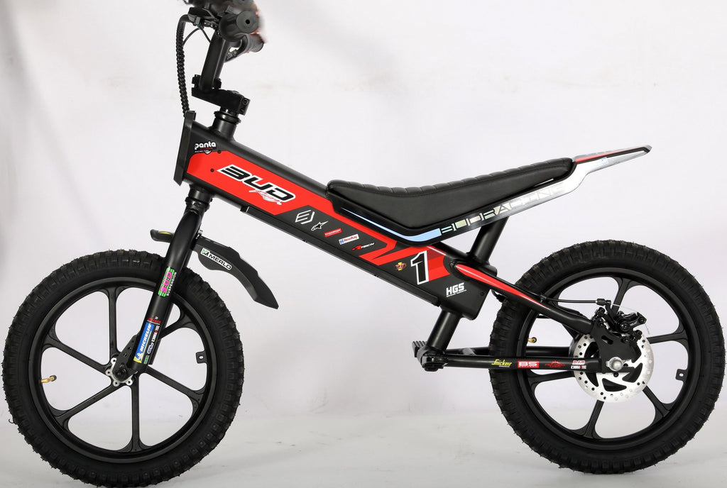 Draisienne Electrique 16'' Rouge  BUD RACING