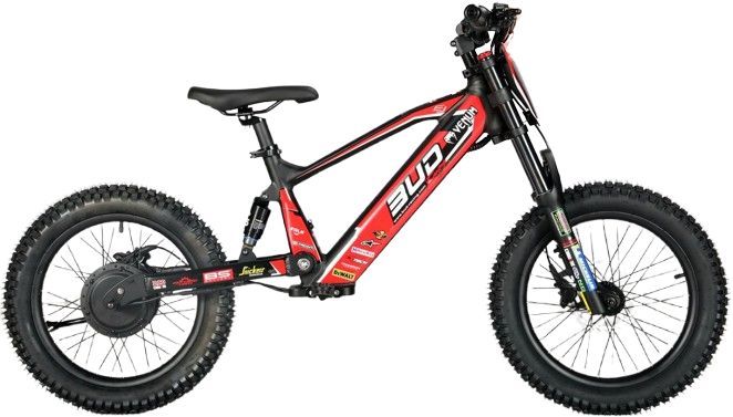 Draisienne Electrique 18'' Rouge  BUD RACING