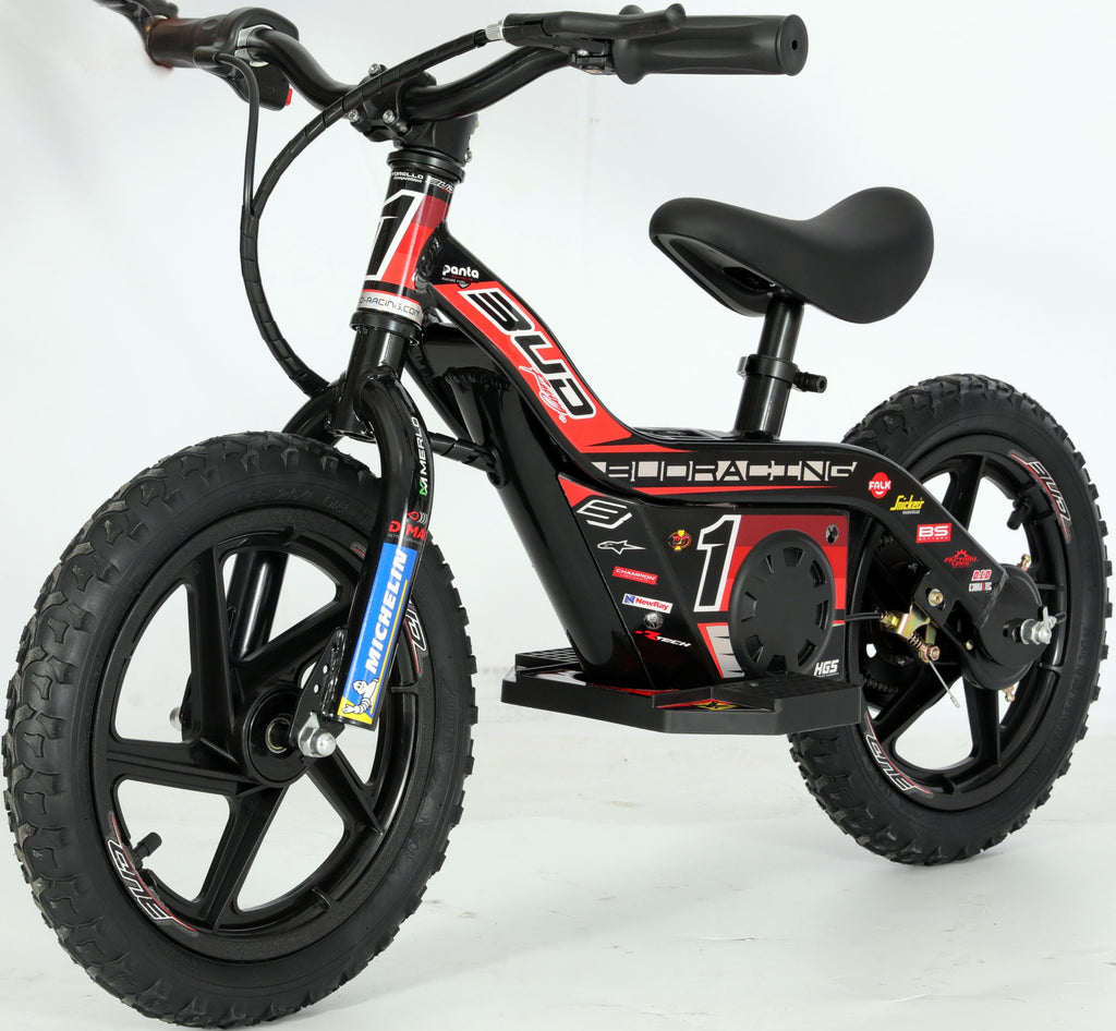 Draisienne Electrique 12" Rouge  BUD RACING