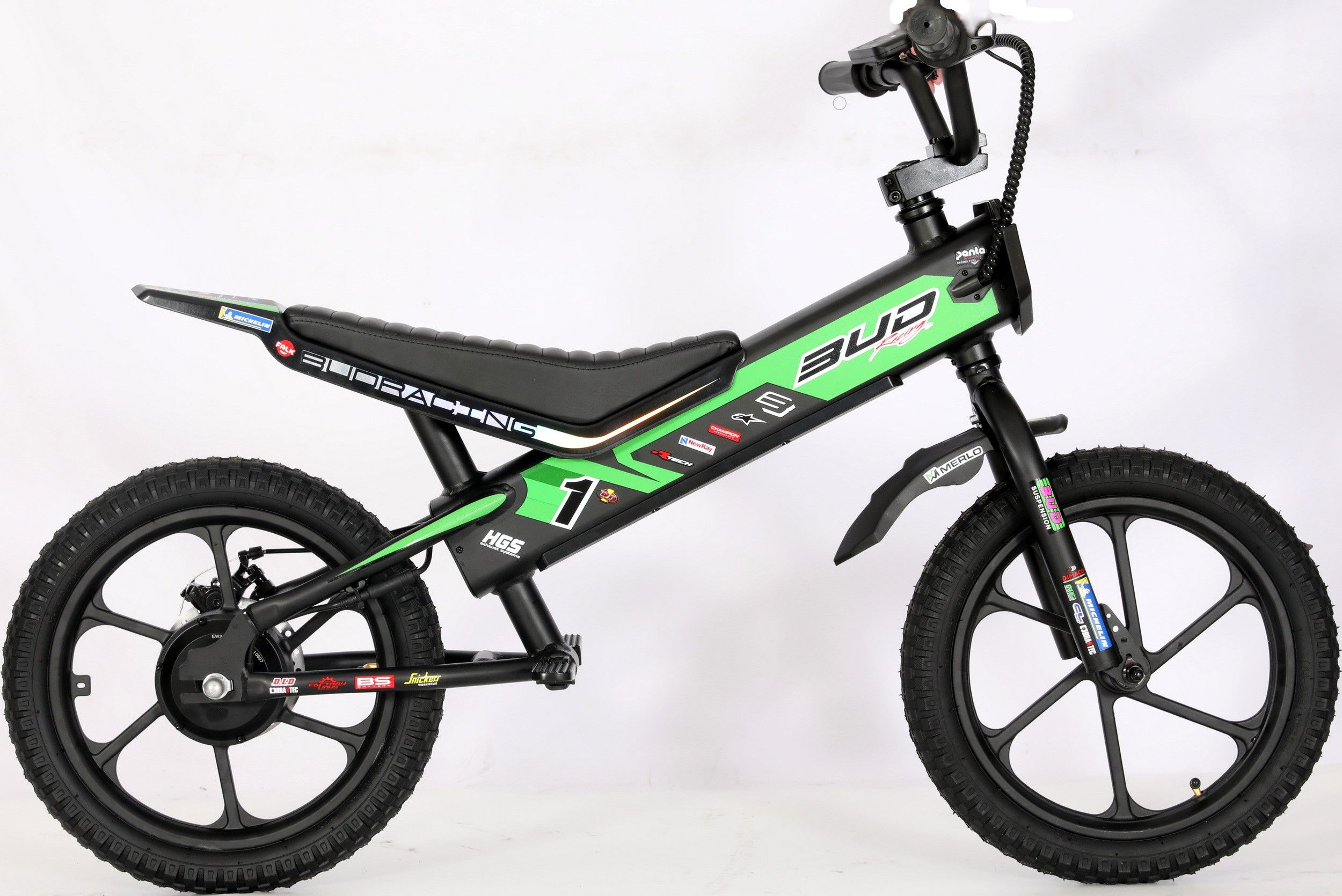 Draisienne Electrique 16'' Vert  BUD RACING