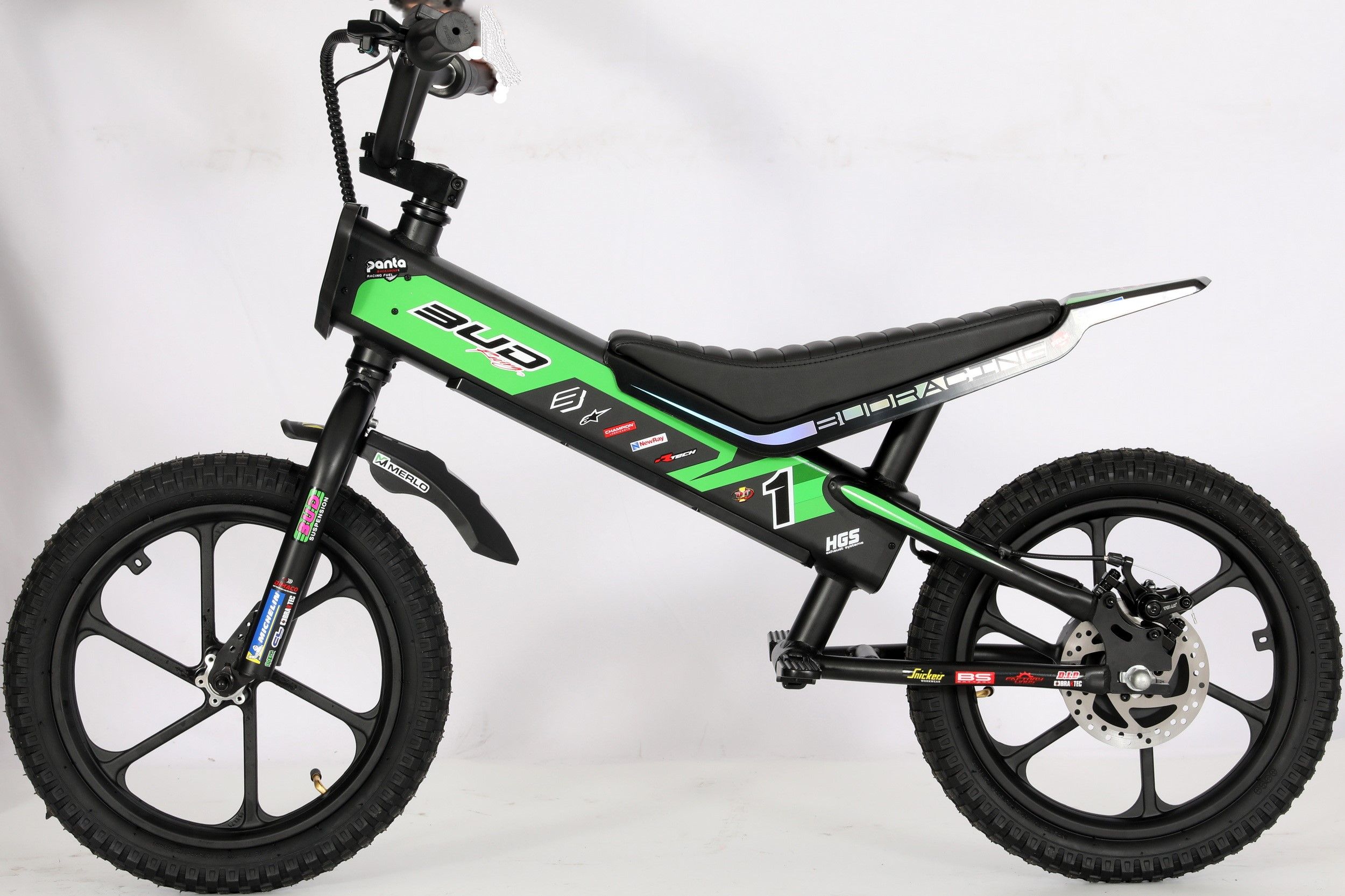 Draisienne Electrique 16'' Vert  BUD RACING