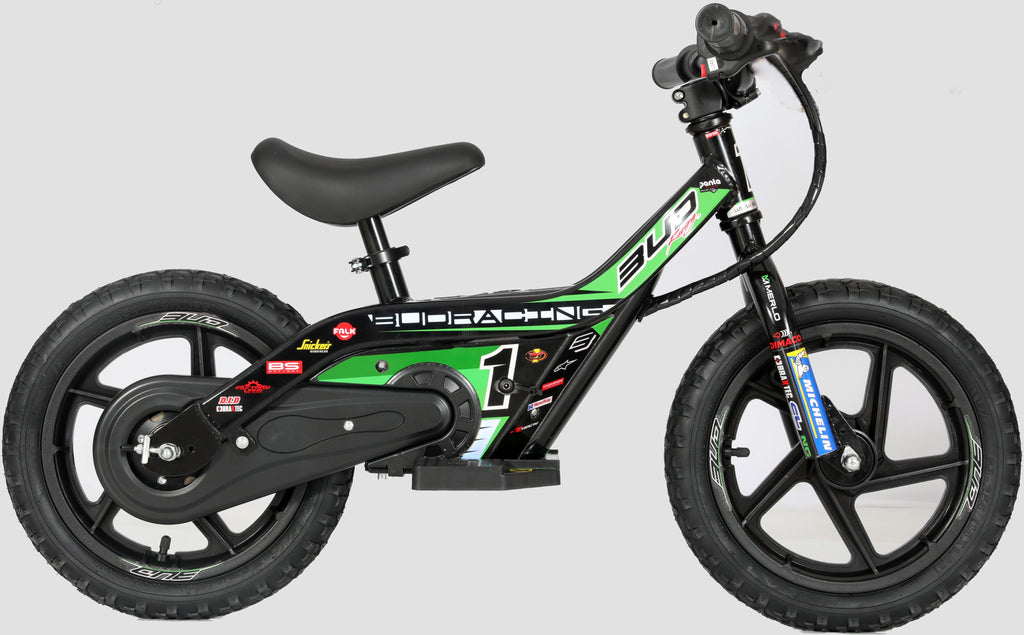 Draisienne Electrique 12" Vert  BUD RACING