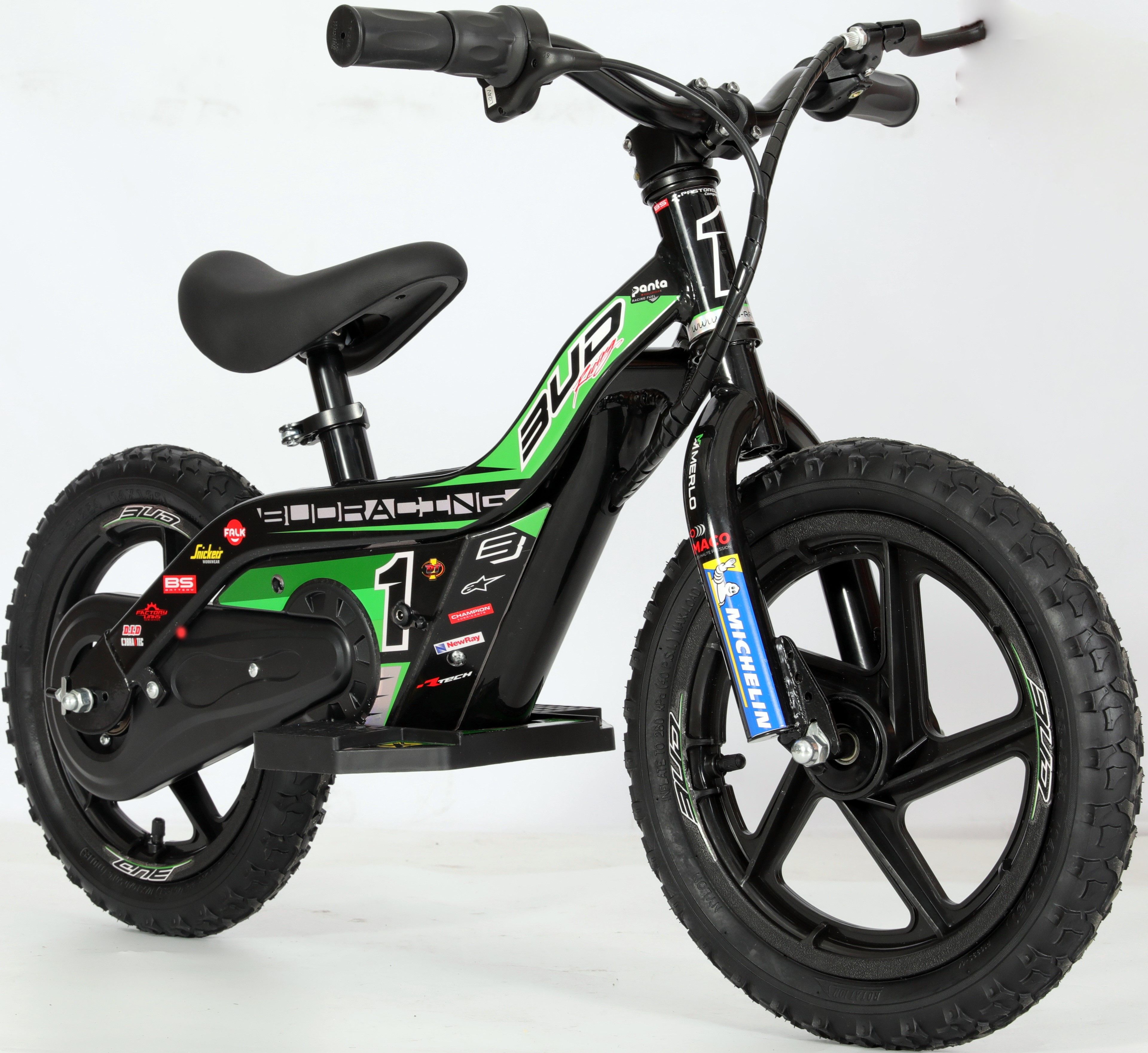 Draisienne Electrique 12" Vert  BUD RACING