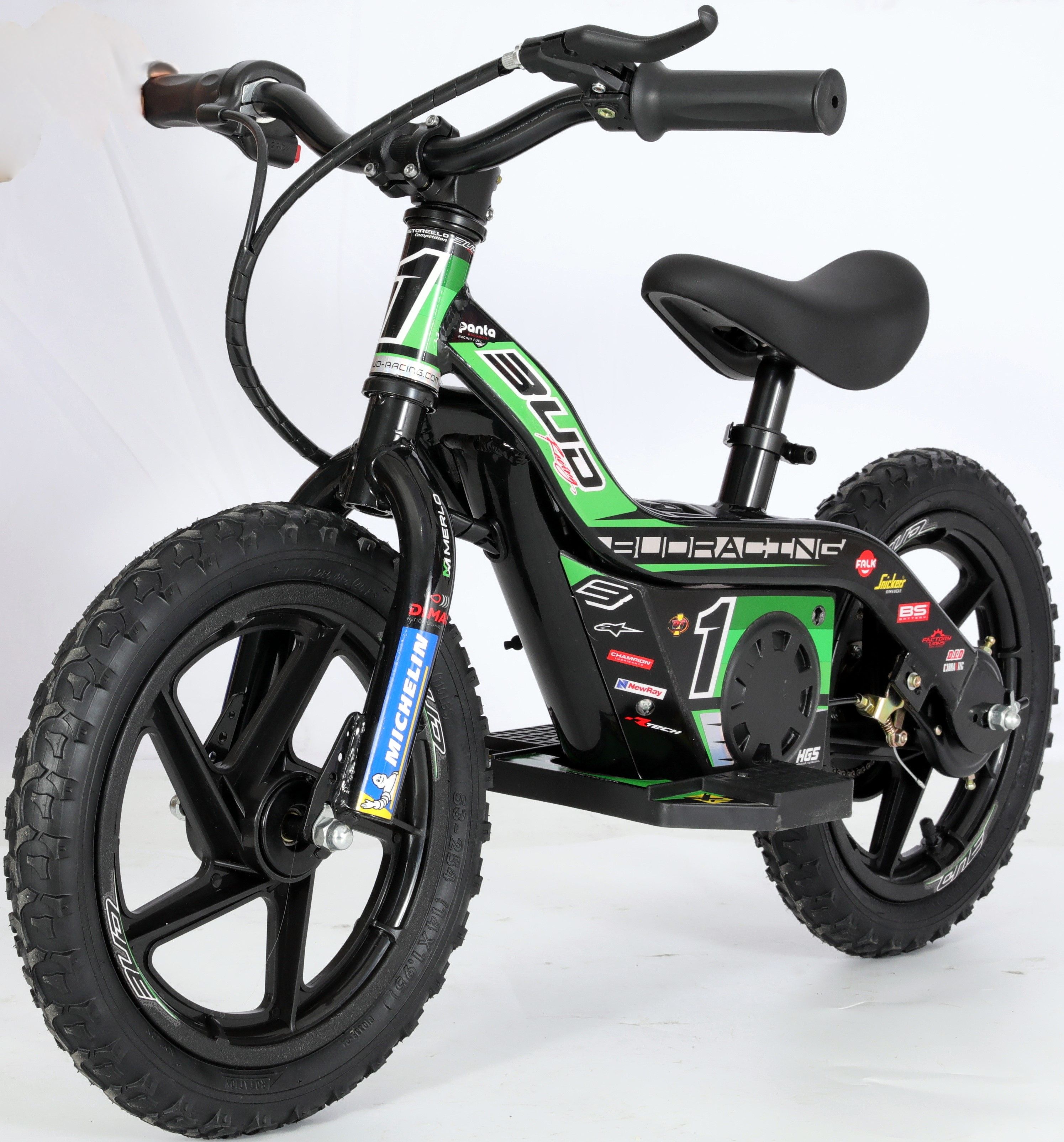 Draisienne Electrique 12" Vert  BUD RACING