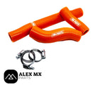 Durite renforcée FM-PARTS KTM en silicone haute résistance pour enduro hard enduro orange