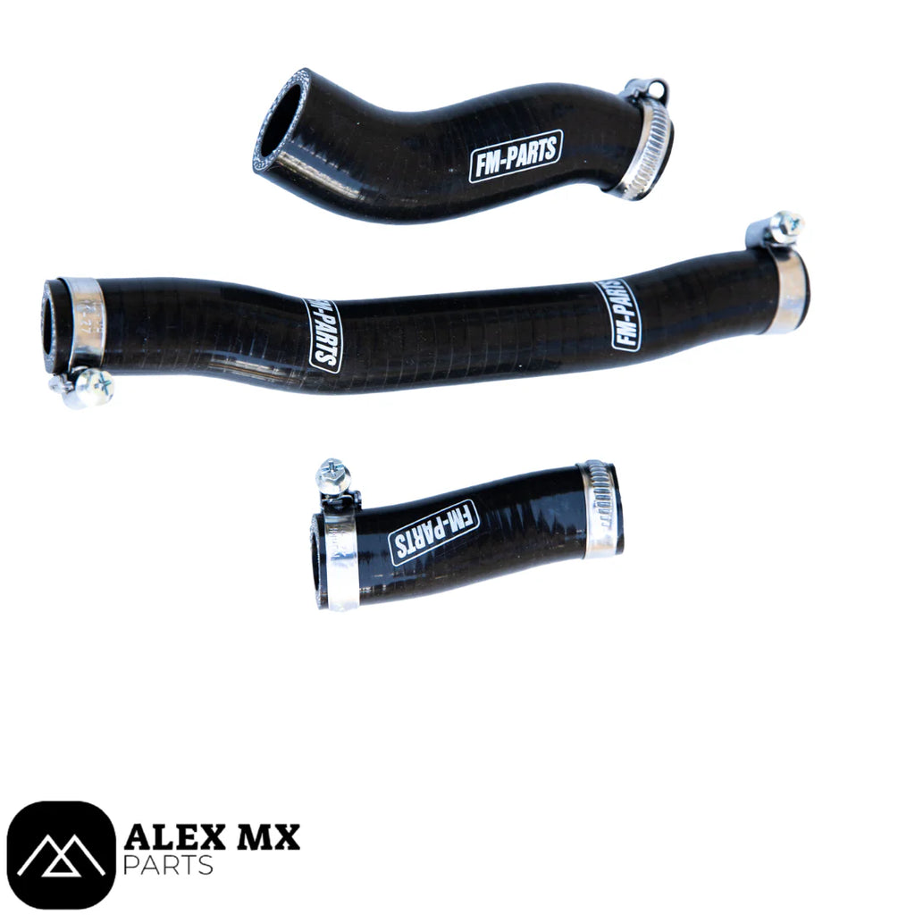 Durite renforcée FM-PARTS KTM en silicone haute résistance pour enduro hard enduro noir