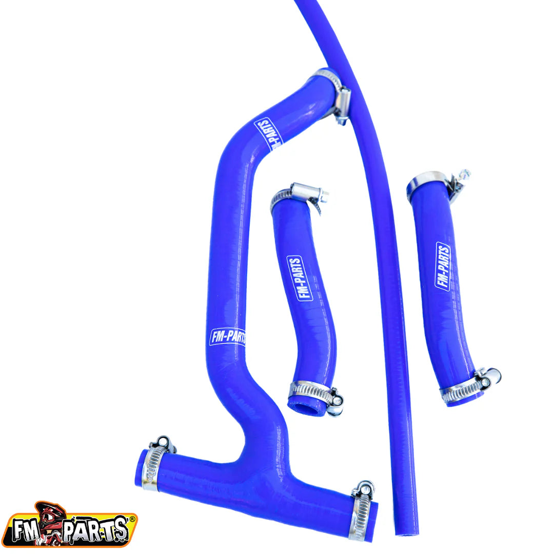 Durite renforcée FM-PARTS Sherco bleu silicone pour enduro hard enduro