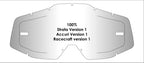 ecran airscreen anti buee compatible lunettes 100 accuri v1 enduro motocross