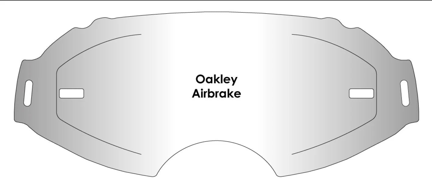 ecran airscreen anti buee compatible lunettes oakley airbrake enduro motocross
